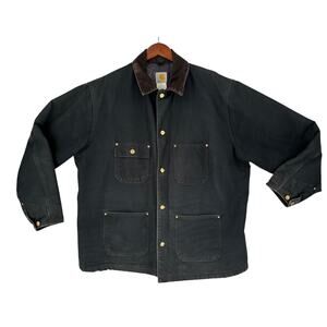 Vintage 90s Blanket Lined Carhartt Duck Jacket Mens 48R #14806 Workwear Chore